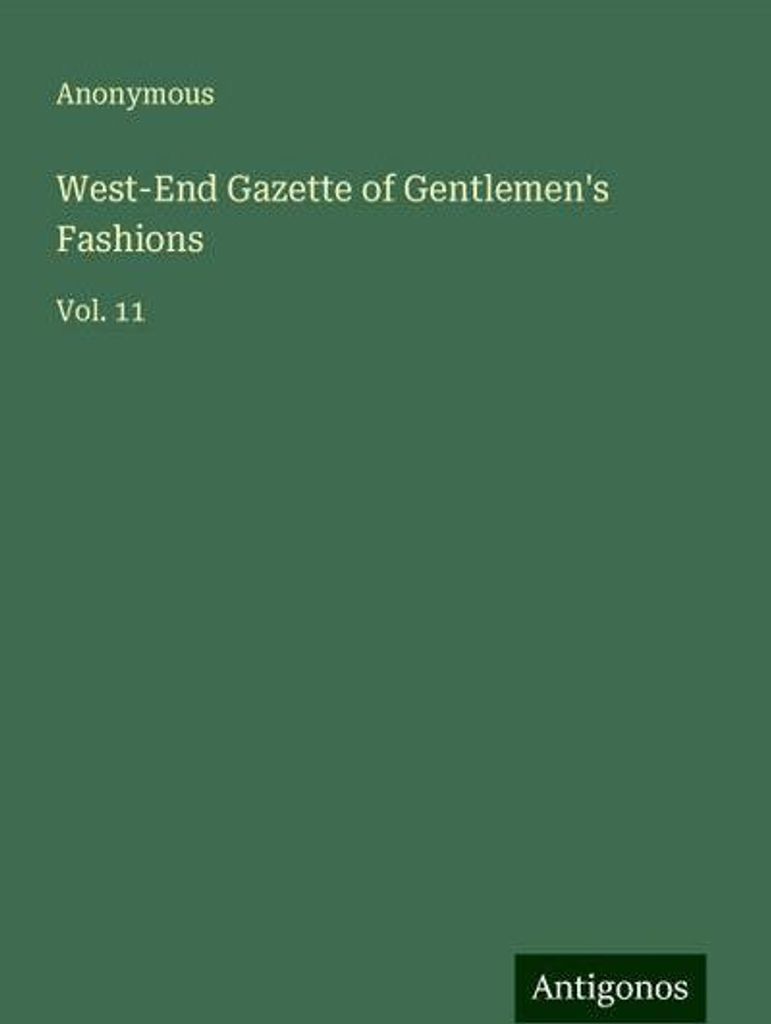West-End Gazette für Herrenmode