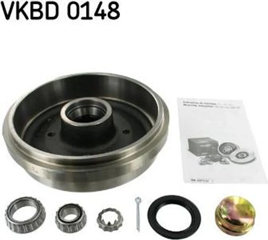 Solution Freinage Bruyant : Tambour SKF VKBD 0148 pour Polo et Ibiza