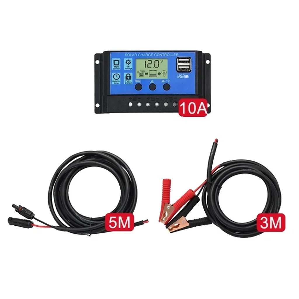 Connecteur de câble solaire 10A Kabelsatz - Extension MC4 de 3M et 5M