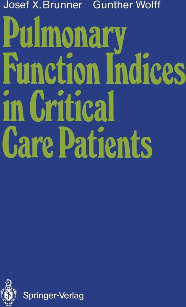 Pulmonary Function Indices in Critical Care Patients