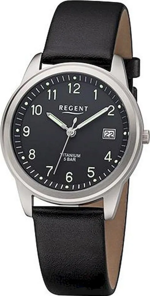Regent F-1267 Orologio in Titanio con Cinturino in Pelle | Shop Online