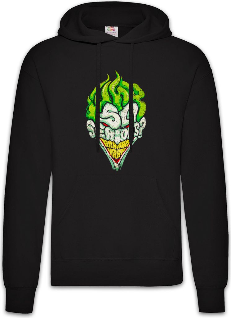 Urban Backwoods Why So Serious, Herren Hoodie, Farbe: Schwarz, Größe: 2XL