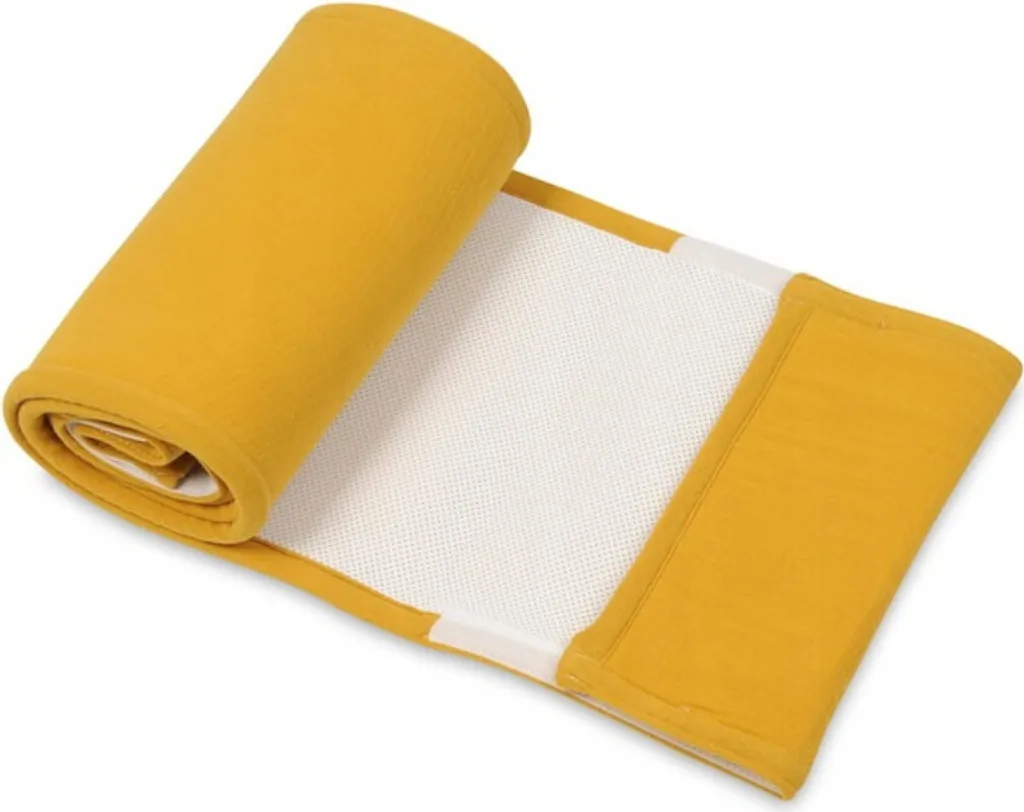 Tour de lit pour bébé 180 x 30 cm Moutarde : protection et confort