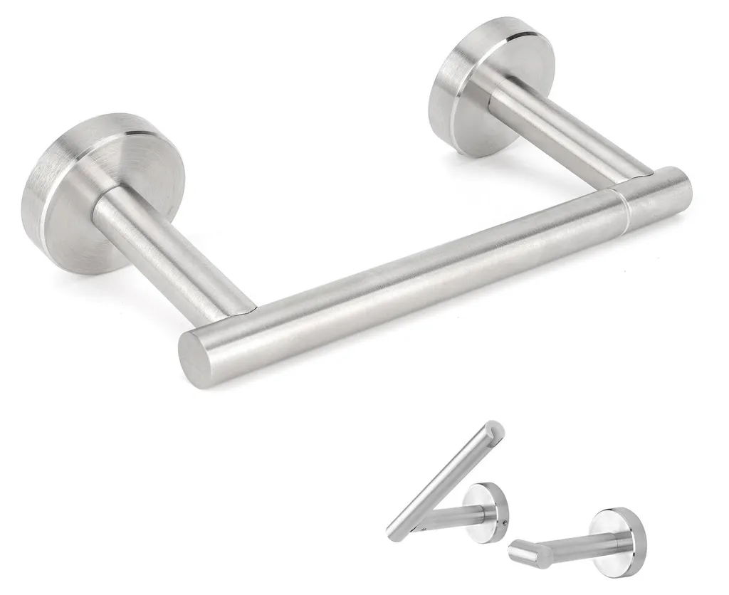 Porte-papier WC mural anti-rouille inox pour résoudre les chutes de rouleau