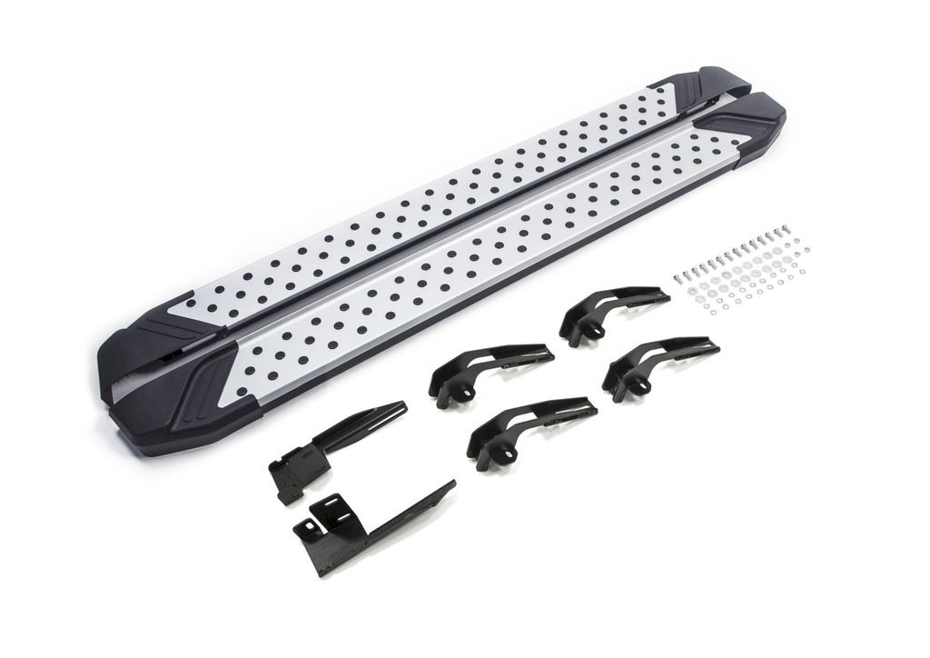 J&J AUTOMOTIVE | Advanced Aluminium Trittbretter Seitenschweller mit ABE für Chevrolet Captiva 2011-20150