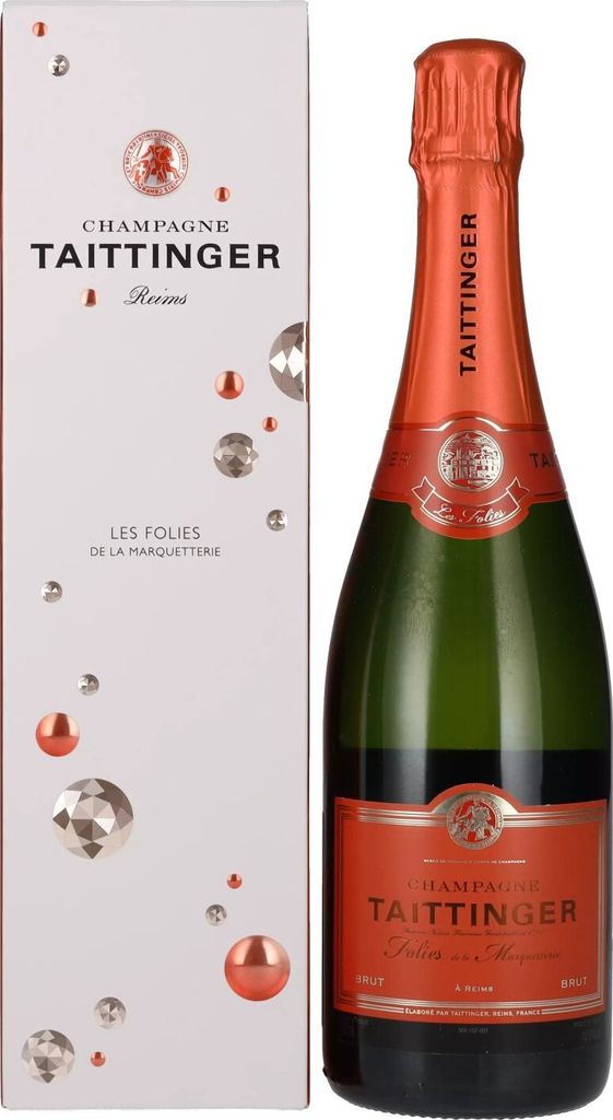 Taittinger Champagne Folies de la Marquetterie Brut 12,5% Vol. 0,75l in Geschenkbox