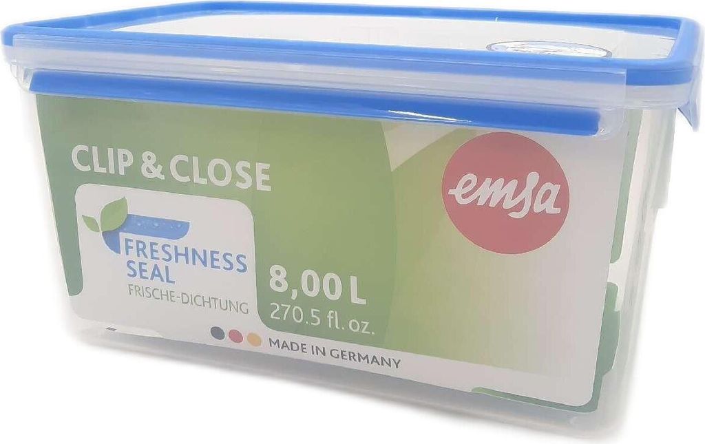 Emsa Clip Close 508548 Rechteckige Frischhaltedose Deckel 8 Produktbild 