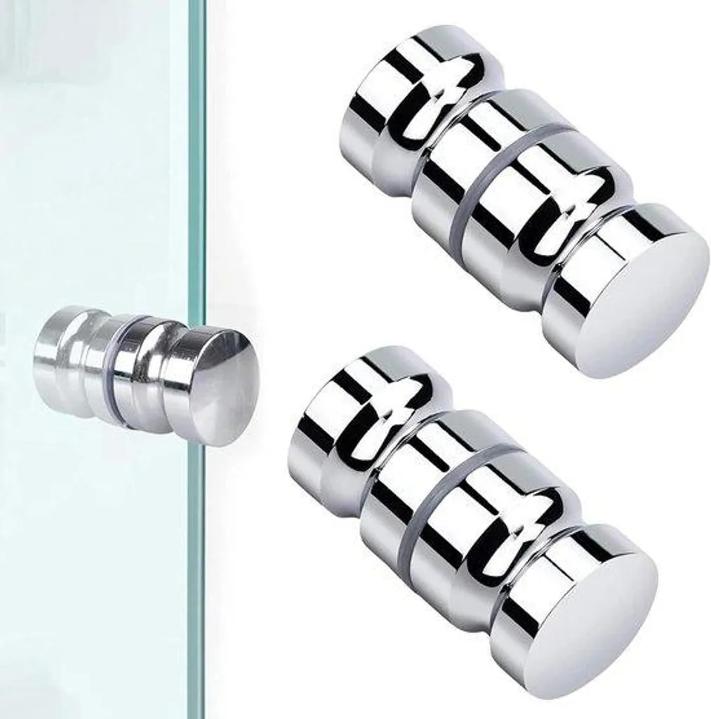 Chevilles traversantes M8 en inox pour verre, longueur 30 mm - Set de 2