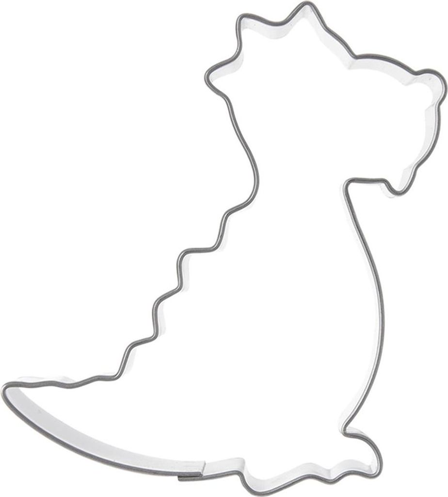 Ausstechform für Kekse aus Stahl, Dinosaurier, 6,5 cm