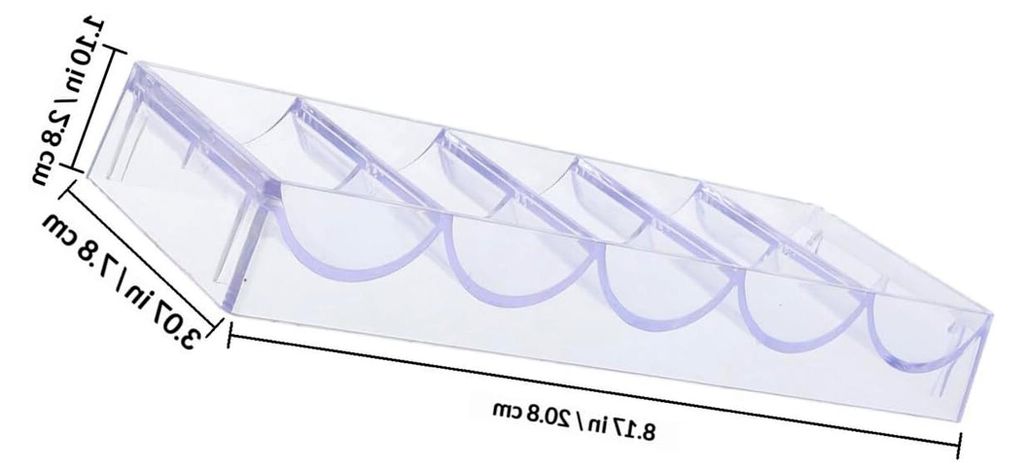 Acryl Keksständer Serviertablett für Cracker und Sushi Transparenter Rechteckiger Displayhalter für Veranstaltungen