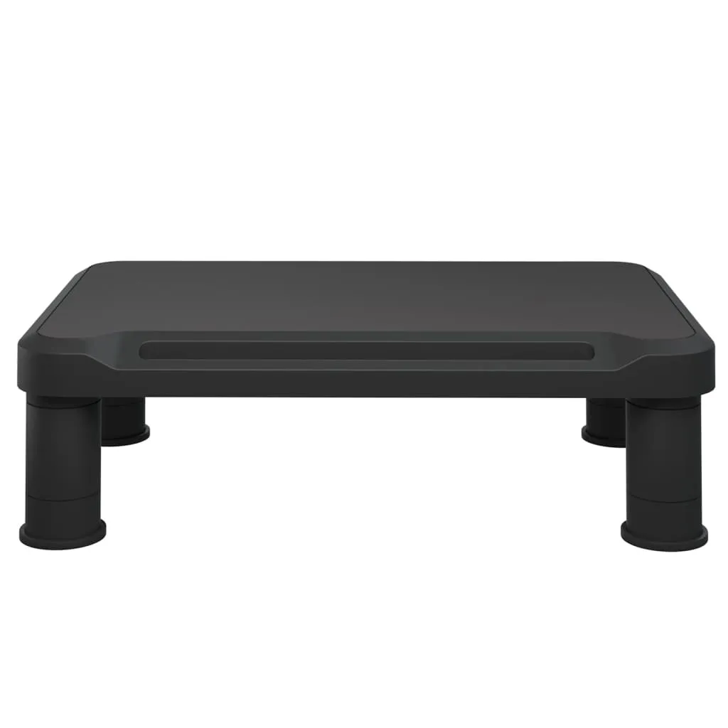 Supporto Per Monitor VidaXL 49x28x10,5 Cm – HIPS, 3 Altezze Regolabili, Con Vano Portaoggetti, Angolare