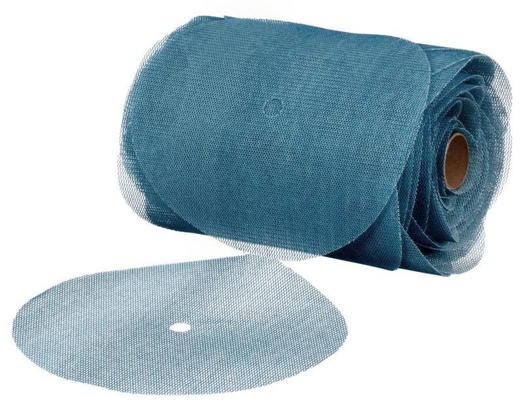 3M Gitternetz Schleifscheibe Blau auf Rolle, 150 mm, 220+, 36424 | Packung (1 Rolle)