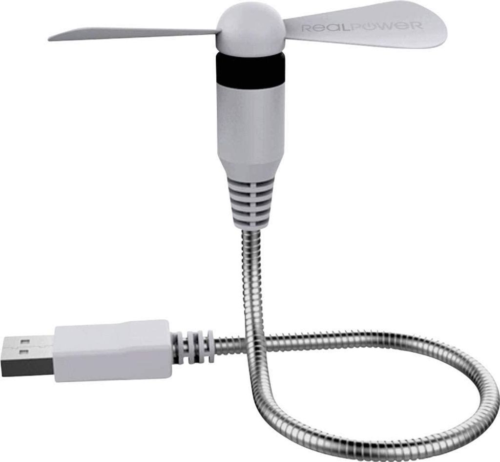 RealPower 335265, Wentylator domowy z łopatkami, Biały, Zdjęcie produktu 