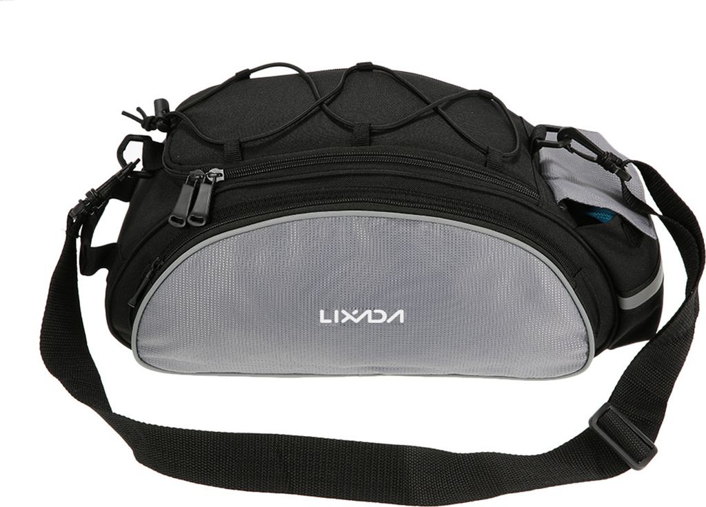 Lixada 13L Multifunktionsfahrrad-Ruecksitztasche Outdoor Radsport Fahrradtraeger-Sitzbeutel-hinterer Stamm Pannier Beutel Ruecksitz-Handtasche Schu...