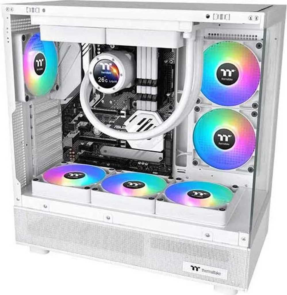Thermaltake CT120 Reverse ARGB Sync White Pack da 2 - Ventilatore 120mm - 8