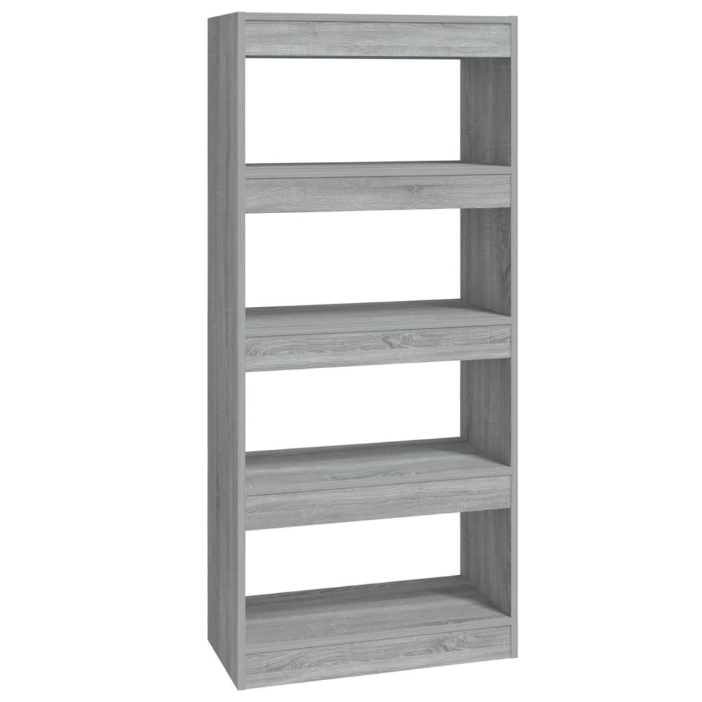 Libreria/divisorio Grigio Sonoma 60x30x135 cm Materiale a Immagine del prodotto 