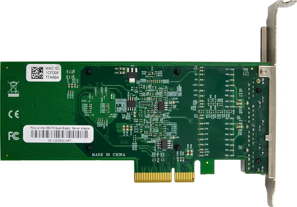 Carte InLine 4 Ports Ethernet pour Serveur et Virtualisation PCIe x4 - 7