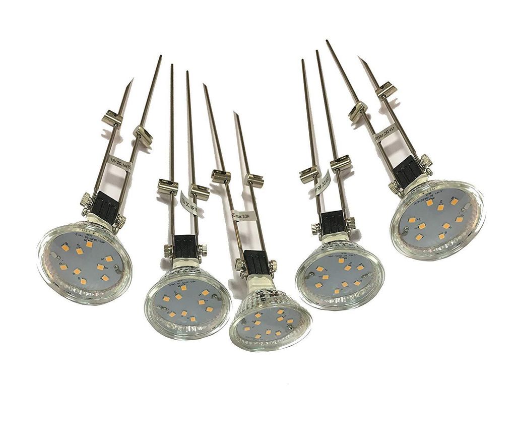 LED Seilsystem mit 5 Strahler Spotleuche Schienensystem Produktbild 