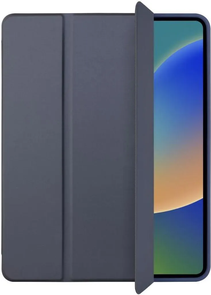 Étui iPad 11 2025 anti-choc avec rangement Pencil pour éviter les pertes Bleu