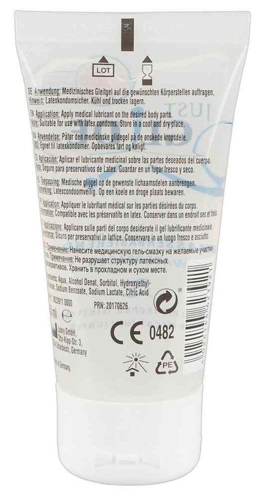 Just Glide auf Wasserbasis 50 ml Gleitgele