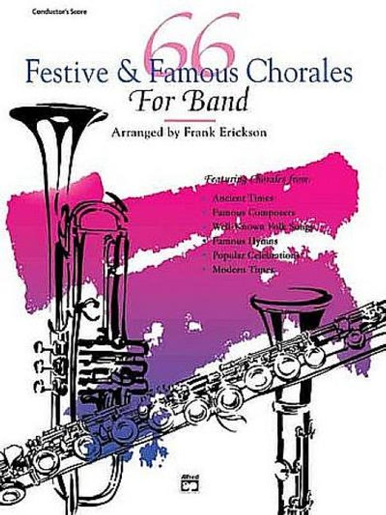 66 Festive and Famous Chorales for Band: Tuba