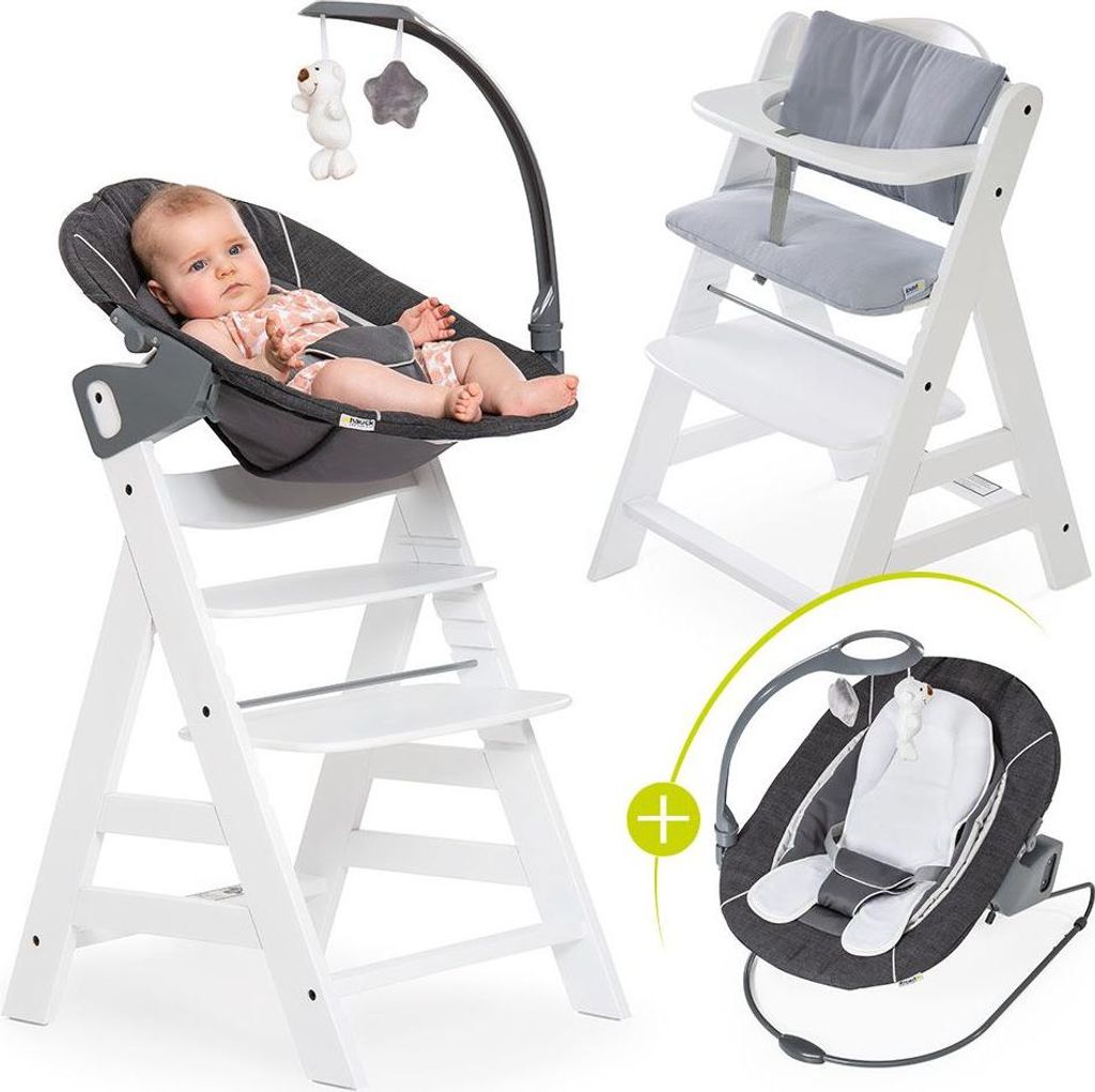 Hauck Alpha Plus Weiß Newborn Set Deluxe - 4-tlg. Produktbild 