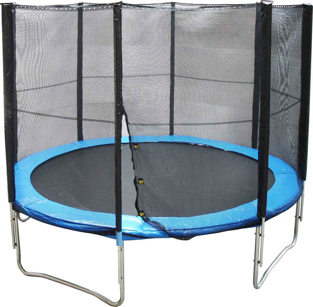 Trampoline de jardin rond 305 cm avec filet de sécurité pour enfant