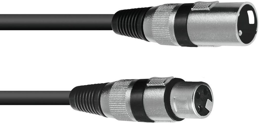 OMNITRONIC XLR Kabel 3pol 15m sw