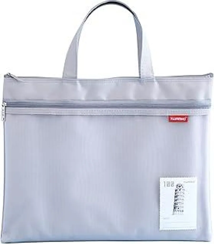 Organizer Documenti A4 Professionale Grigio - Impermeabile con Tracolla