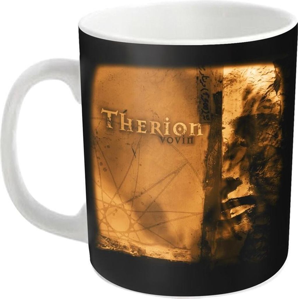 Therion - Kaffeebecher "Vovin" PH2761 (Einheitsgröße) (Schwarz/Weiß/Braun)