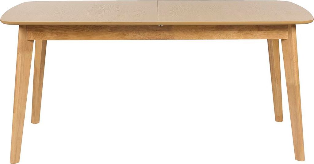 Miliboo - Ausziehbarer skandinavischer Esstisch mit integrierten Verlängerungen aus hellem Eichenholz L168-228 cm LEENA