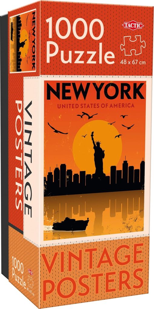 Tactic Vintage Posters New York - 1000 Stück