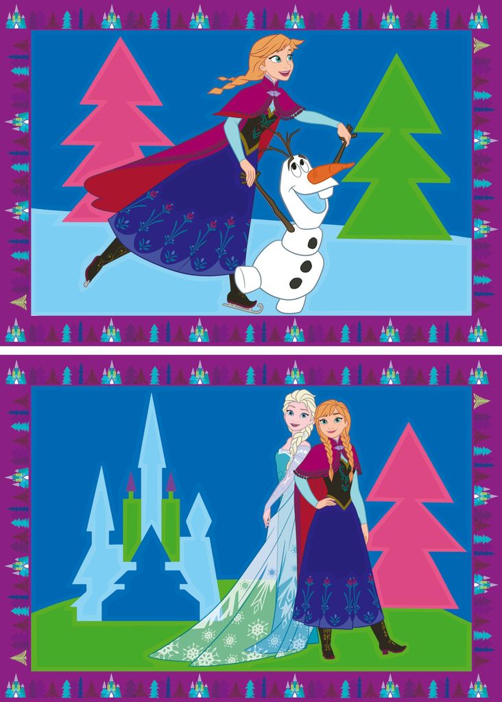 Ravensburger CreArt 27771 - Eiskönigin - Malen nach Zahlen Disney Frozen für Kinder ab 5 Jahre, Malset mit Rahmen, Pinsel und Acrylfarben, Gesche...