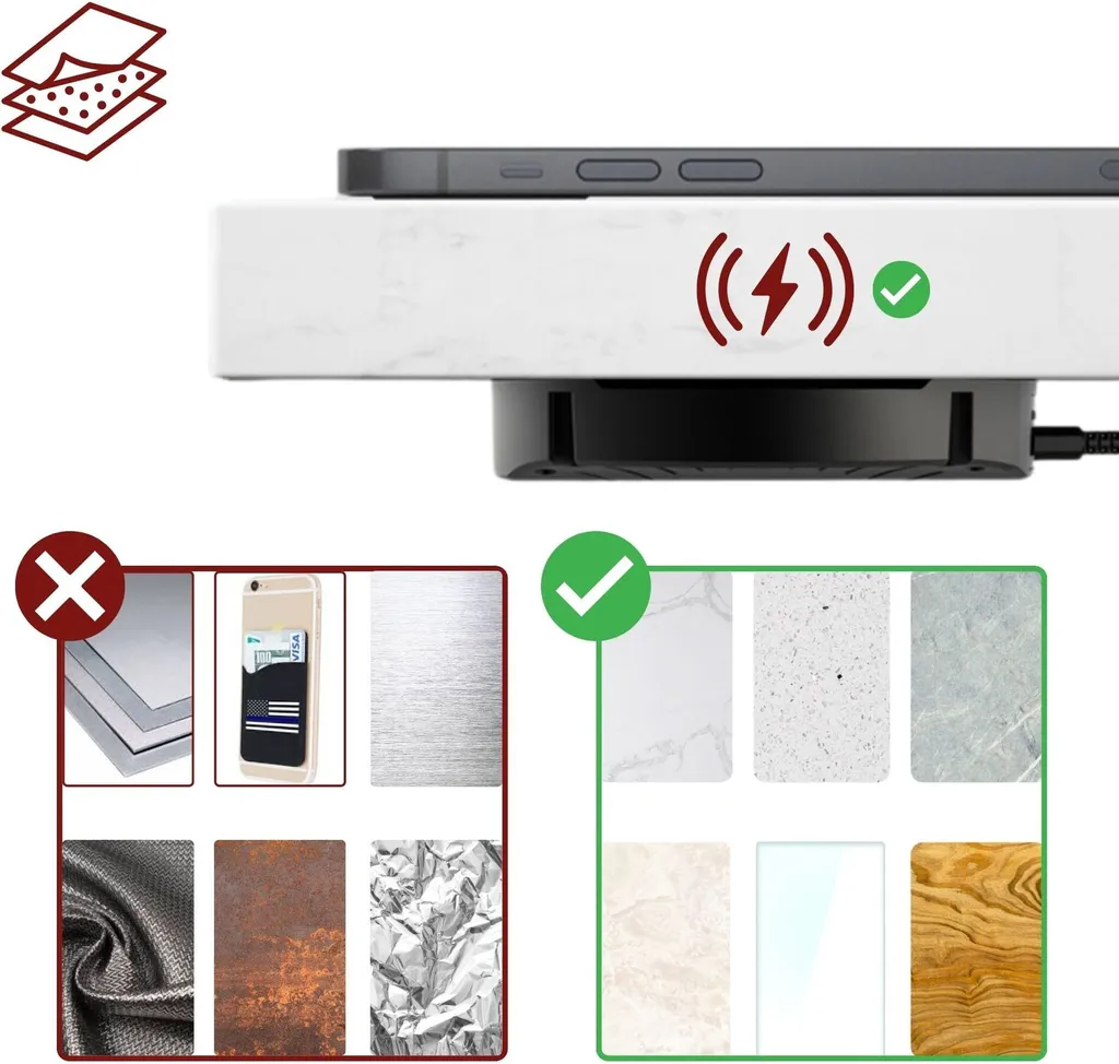 Chargeur à induction 10W avec ventilateur pour éviter la surchauffe Qi - 8