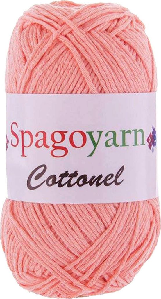 100g Strickgarn Baumwolleel Uni Häkelgarn Strickwolle Handstrickgarn Farbwahl, Farbe:pastellrosa