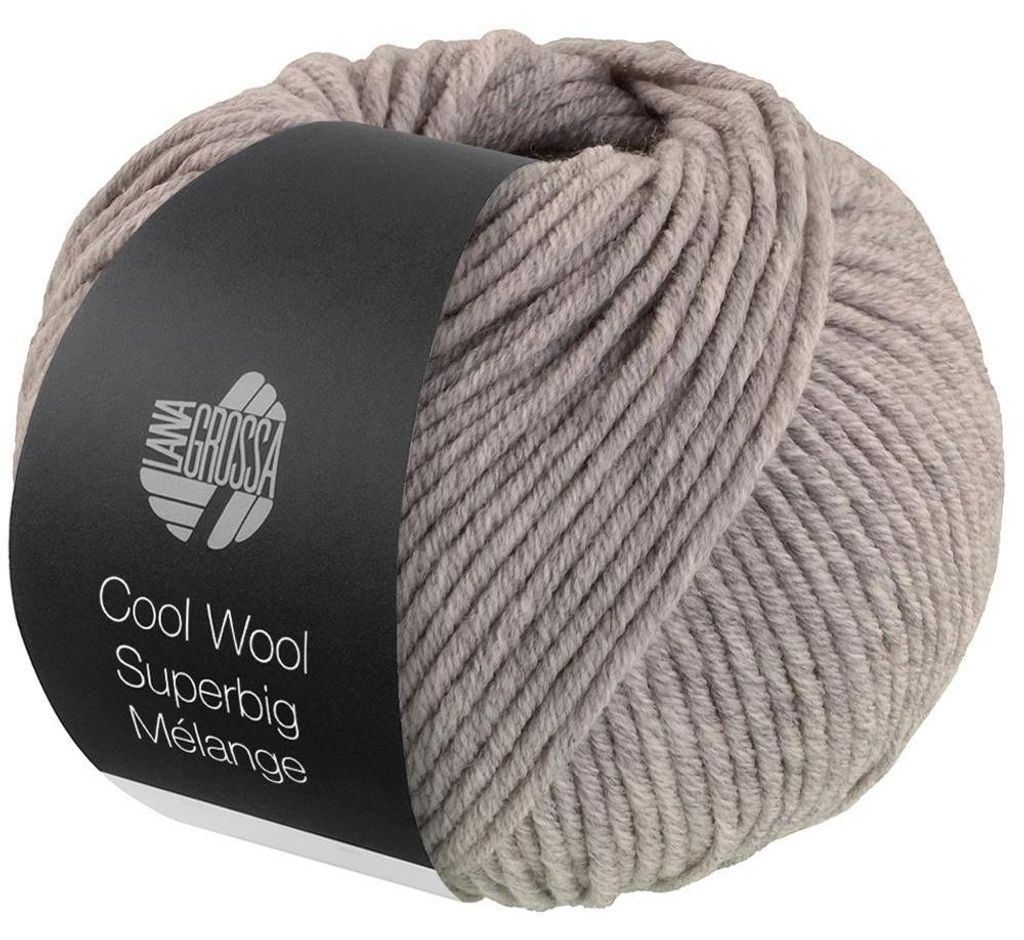 Lana Grossa - Cool Wool Superbig Melange 0215 graubeige Produktbild 