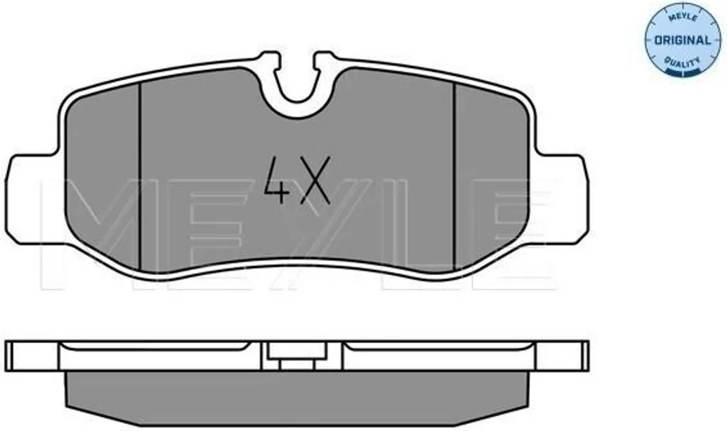 Stop Sifflement Plaquettes de Frein Arrière MEYLE pour Vito W447 OE