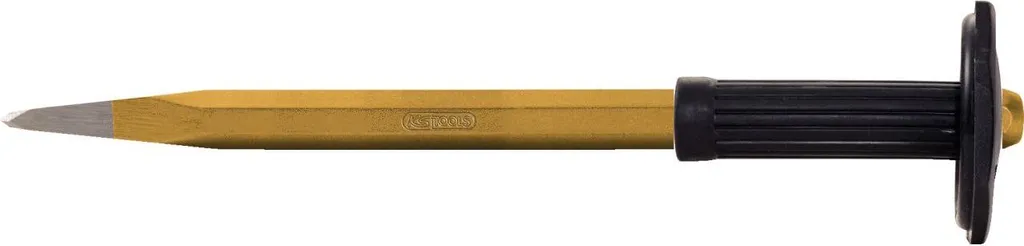 Ciseau de maçon KS Tools 162.0249 avec garde de protection anti-vibration