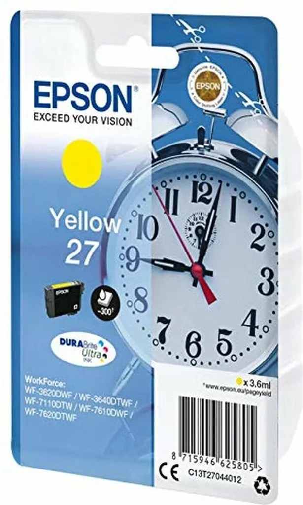 Cartuccia Epson 235M214 Giallo Originale: Colori Vivi per Stampanti XP