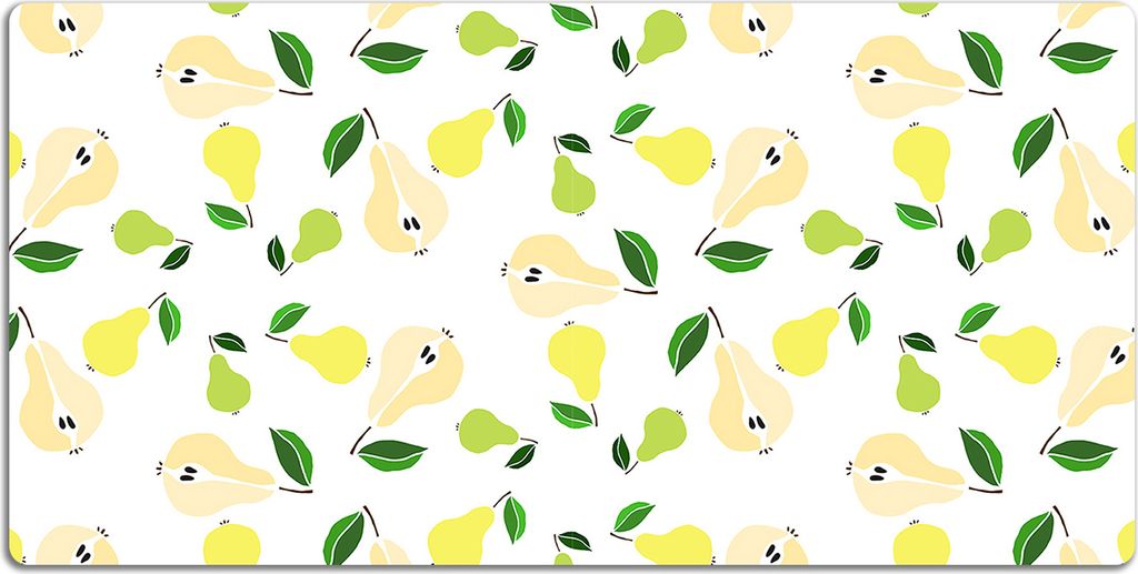 Schreibtischmatte Tischunterlage 90x45 cm Mauspad - Gelbe Birne