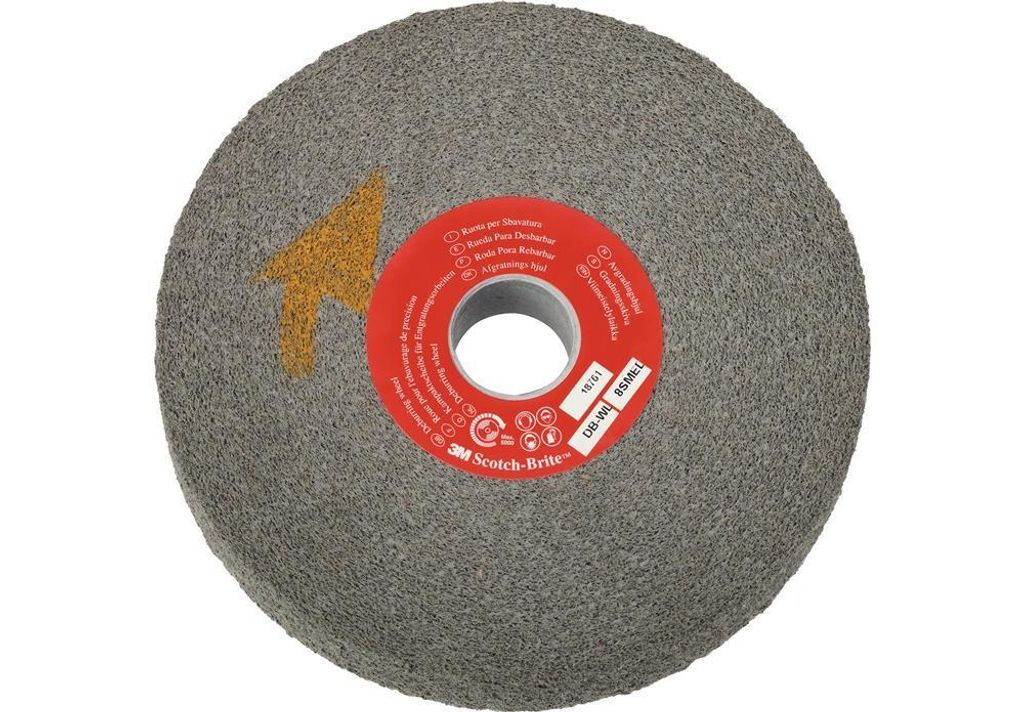Schleifbockentgratungsscheibe DB-WL 152xB25,4x25,4mm 9 superfine Faservlies