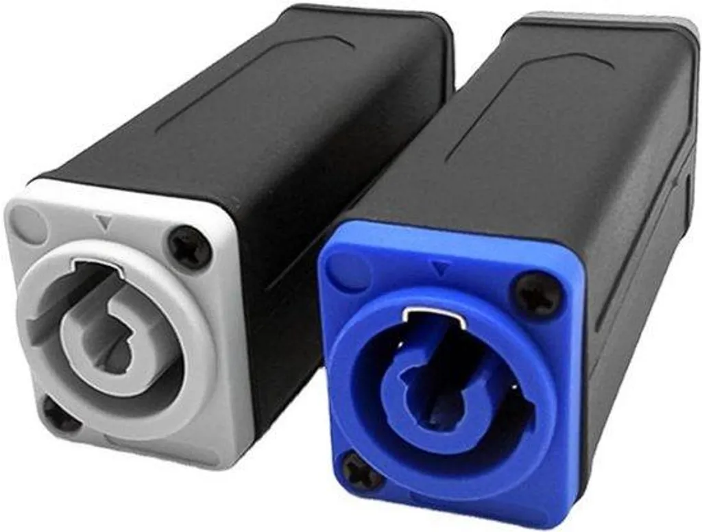 Adaptateur PowerCon pour extension de câbles de lustres et scène - Set de 2