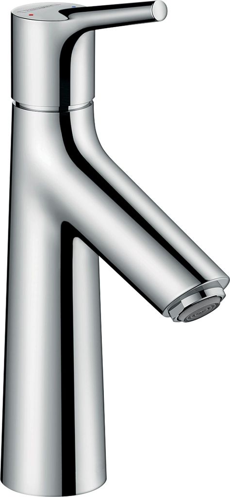 hansgrohe Talis S Einhebel-Waschtischmischer 100, Lowflow, ohne Ablaufgarnitur, Ausladung 93 mm, 72025000