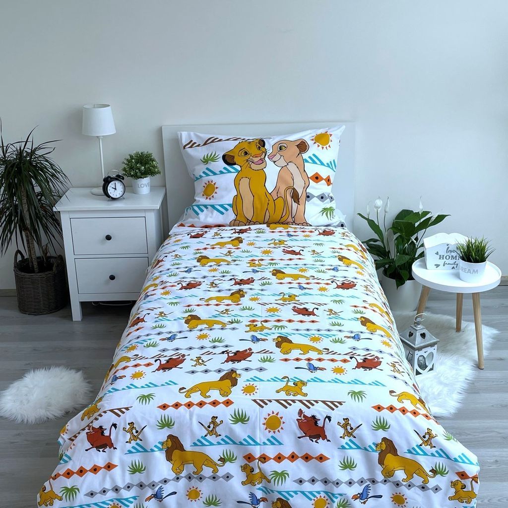 Disney Kinderwendebettwäsche König der Löwen Simba Timon Produktbild 3