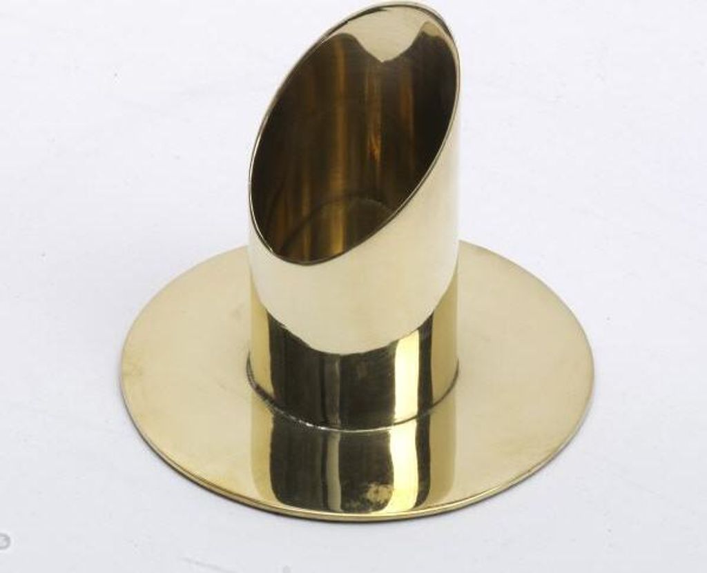 Langkerzenleuchter Messing, gold, Ø 3,5 cm glänzend, Produktbild 