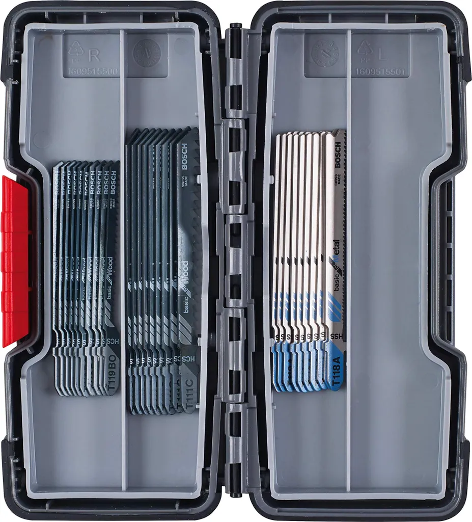 Ricambi Bosch 2607010903 Set Lame Seghetto Legno Metallo 30pz