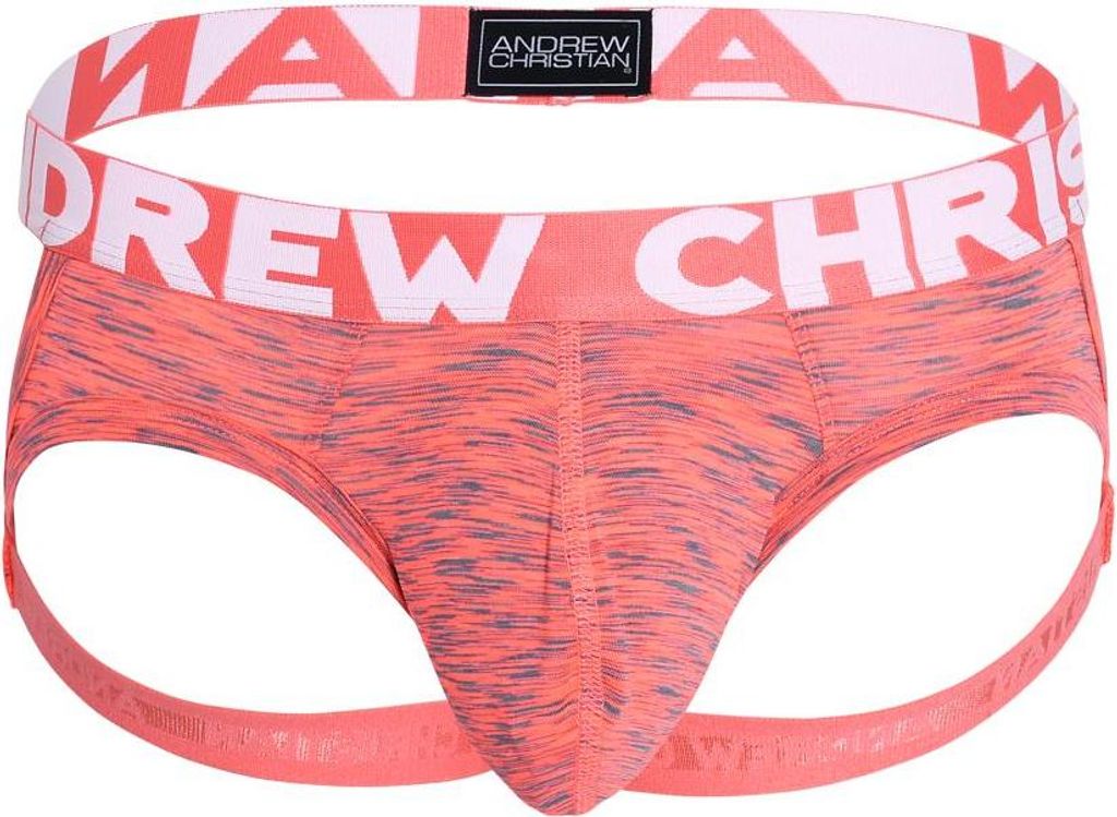 Andrew Christian VIBE Sports Jock Coral - Größe XL