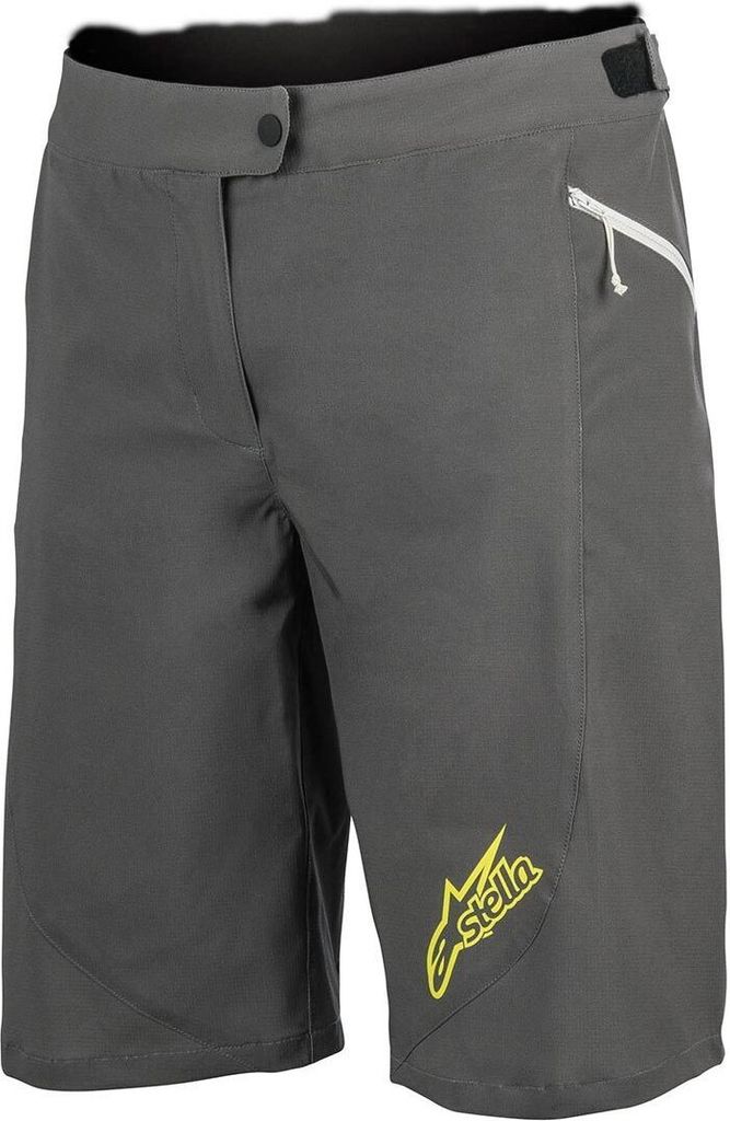 Alpinestars Stella Pathfinder Damen Fahrradshorts, grau/gelb, 30