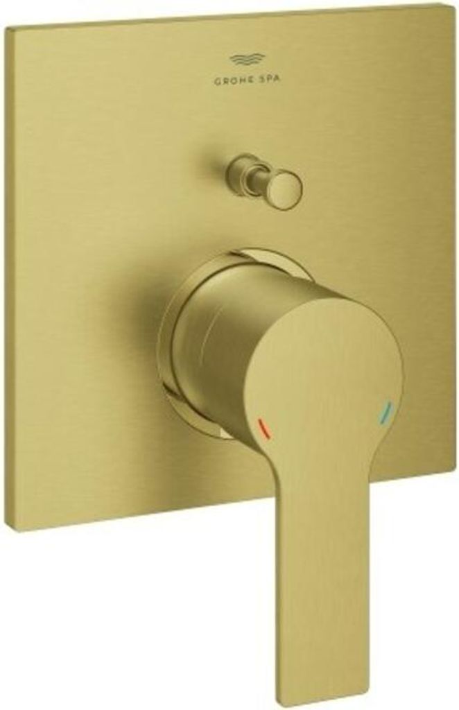GROHE Einhand-Wannenbatterie Allure 19315_1, Fertigmontageset für Rapido SmartBox, cool sunrise gebürstet