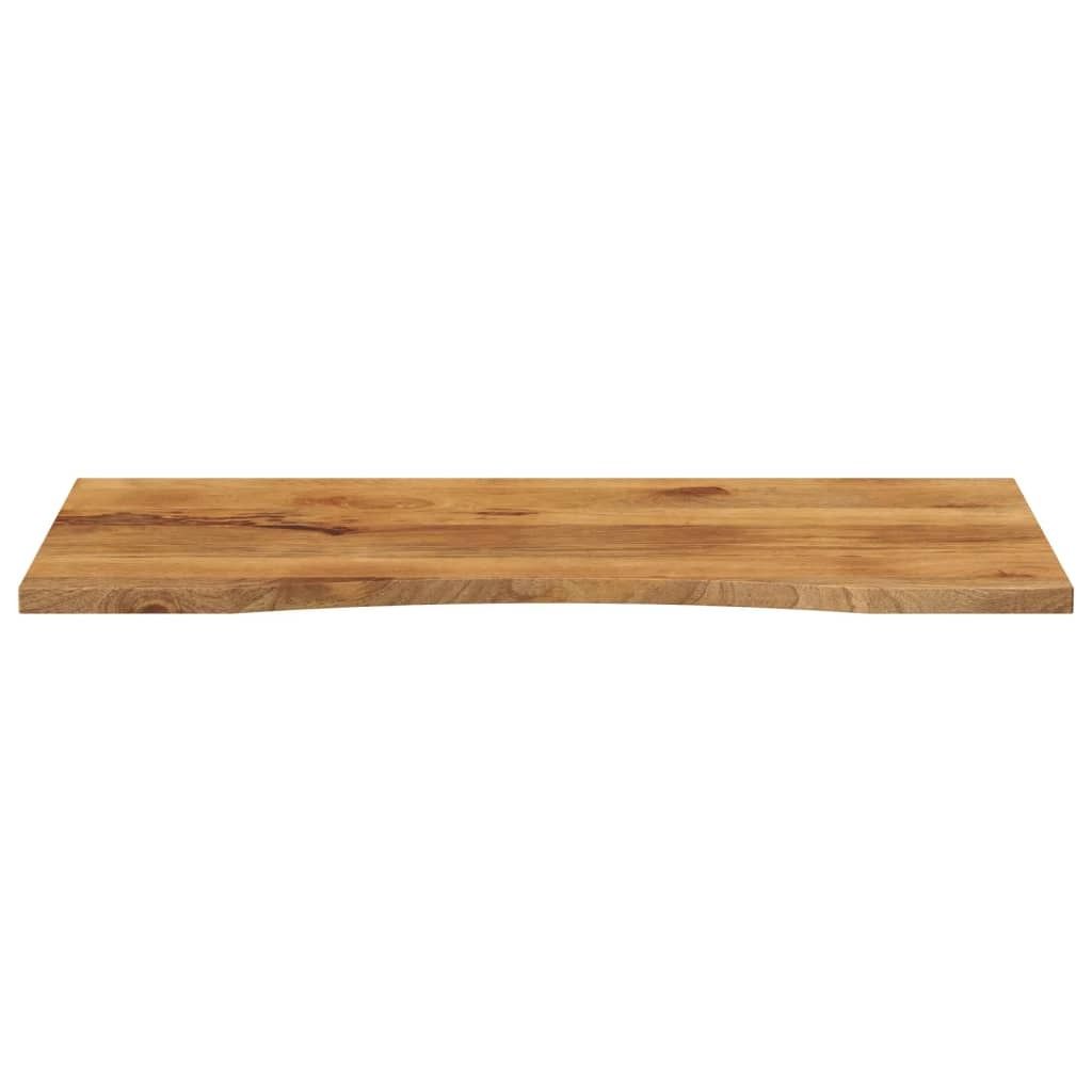 “2026 Modern“ Schreibtischplatte mit Aussparung 120x50x2,5cm Massivholz Mango - Designermöbel 677243 - Tischplatten